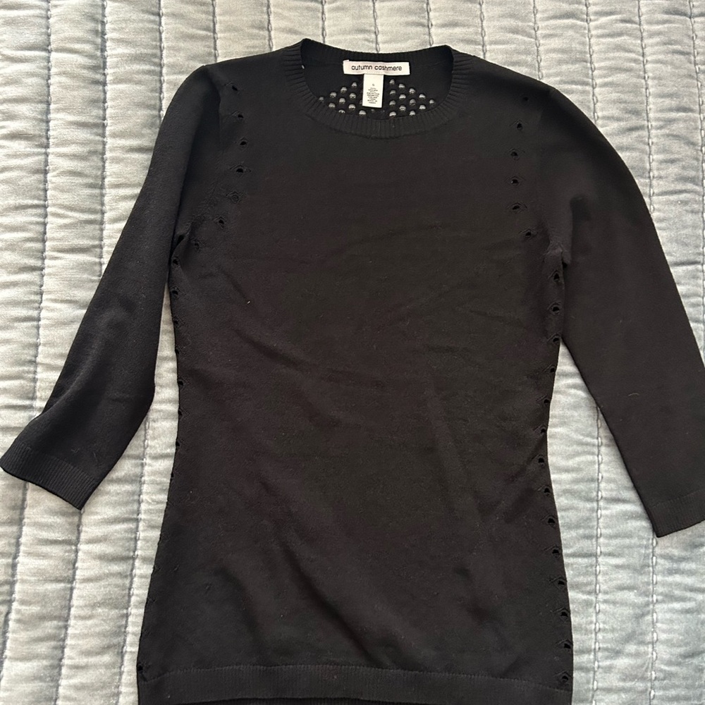 Autumn Cashmere Black Women's Top